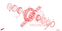 ENGRANAJE DIFERENCIAL (DIESEL) para Honda ACCORD TOURER DIESEL 2.2 LUXURY H 5 Puertas 6 velocidades manual 2015