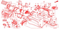 GUARNICION DE INSTRUMENTO (COTE DE PASSAGER) (LH) para Honda ACCORD TOURER DIESEL 2.2 LUXURY H 5 Puertas 6 velocidades manual 2015