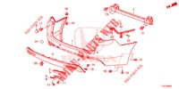 PARAGOLPES TRASERO  para Honda ACCORD TOURER DIESEL 2.2 LUXURY H 5 Puertas 6 velocidades manual 2015