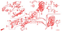 CERRADURAS PUERTA TRAS./MANIJA EXTERIOR  para Honda ACCORD TOURER DIESEL 2.2 S 5 Puertas 6 velocidades manual 2015