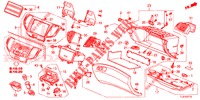 GUARNICION DE INSTRUMENTO (COTE DE PASSAGER) (LH) para Honda ACCORD TOURER DIESEL 2.2 S 5 Puertas 5 velocidades automática 2015
