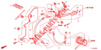 ACONDICIONADOR DE AIRE (FLEXIBLES/TUYAUX) (2.0L) (LH) para Honda ACCORD TOURER 2.0 ELEGANCE PACK 5 Puertas 6 velocidades manual 2013