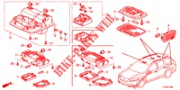 LUZ INTERIOR (1) para Honda ACCORD TOURER 2.0 ELEGANCE PACK 5 Puertas 6 velocidades manual 2013