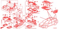 LUZ INTERIOR (2) para Honda ACCORD TOURER 2.0 ELEGANCE PACK 5 Puertas 6 velocidades manual 2013