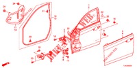 PANELES DE PUERTA DEL.(2D)  para Honda ACCORD TOURER 2.0 ELEGANCE PACK 5 Puertas 6 velocidades manual 2013