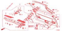 RECUBRIMIENTO PUERTA TR./ RECUBRIMIENTO DE PANEL(2D)  para Honda ACCORD TOURER 2.0 ELEGANCE PACK 5 Puertas 6 velocidades manual 2013