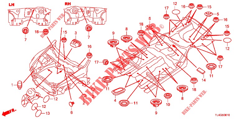 ANILLO (AVANT) para Honda ACCORD TOURER 2.0 ELEGANCE PACK 5 Puertas 6 velocidades manual 2013
