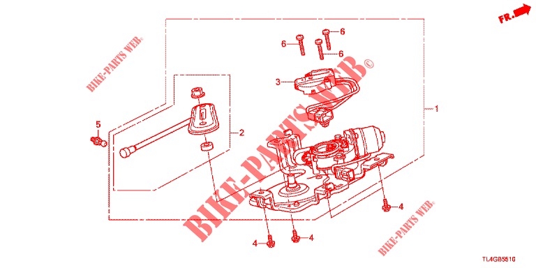 MOTOR DE PUERTA TRASERA DE POTENCIA  para Honda ACCORD TOURER 2.0 ELEGANCE PACK 5 Puertas 6 velocidades manual 2013