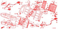 ASIENTO TRASERO/CINTURON SEGURIDAD(2D)  para Honda ACCORD 2.0 COMFORT 4 Puertas 6 velocidades manual 2012