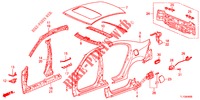 PANELES EXTERIORES/PANEL TRASERO  para Honda ACCORD DIESEL 2.2 EXECUTIVE 4 Puertas 6 velocidades manual 2012