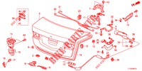 TAPA DE PORTAEQUIPAJE(4D)  para Honda ACCORD DIESEL 2.2 EXECUTIVE 4 Puertas 6 velocidades manual 2012