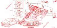 CONTROL DE CALEFACTOR  para Honda ACCORD DIESEL 2.2 S 4 Puertas 6 velocidades manual 2012