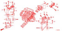 SOPORTES DE MOTOR (DIESEL) (MT) para Honda ACCORD DIESEL 2.2 LUXURY 4 Puertas 6 velocidades manual 2013