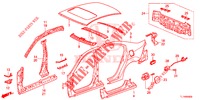 PANELES EXTERIORES/PANEL TRASERO  para Honda ACCORD DIESEL 2.2 ELEGANCE 4 Puertas 6 velocidades manual 2014