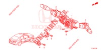 INTERRUPTOR COMBINACION  para Honda ACCORD DIESEL 2.2 LUXURY 4 Puertas 5 velocidades automática 2014