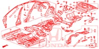 PISO/PANELES INTERIORES  para Honda ACCORD DIESEL 2.2 LUXURY 4 Puertas 5 velocidades automática 2014