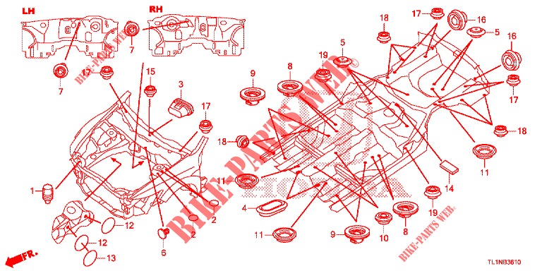 ANILLO (AVANT) para Honda ACCORD DIESEL 2.2 LUXURY 4 Puertas 5 velocidades automática 2014