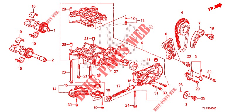 BOMBA DE ACEITE (DIESEL) para Honda ACCORD DIESEL 2.2 LUXURY 4 Puertas 5 velocidades automática 2014