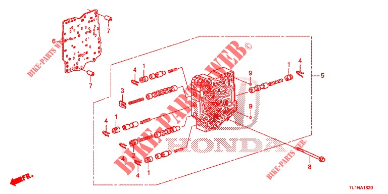 CUERPO SECUNDARIO (DIESEL) para Honda ACCORD DIESEL 2.2 LUXURY 4 Puertas 5 velocidades automática 2014