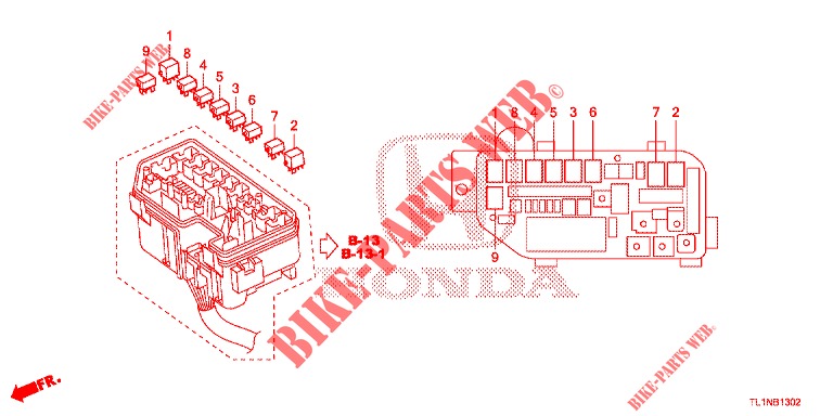 UNIDAD DE MANDO (COMPARTIMENT MOTEUR) (2) para Honda ACCORD DIESEL 2.2 LUXURY 4 Puertas 5 velocidades automática 2014