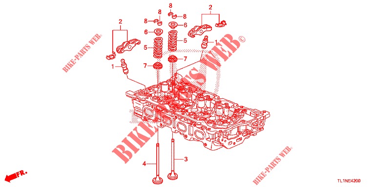 VALVULA/BRAZO DE BALANCIN (DIESEL) para Honda ACCORD DIESEL 2.2 LUXURY 4 Puertas 5 velocidades automática 2014