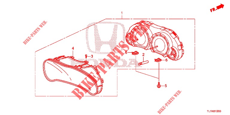 VELOCIMETRO  para Honda ACCORD DIESEL 2.2 LUXURY 4 Puertas 5 velocidades automática 2014