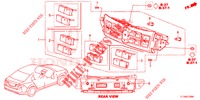 CONTROL DE CALEFACTOR  para Honda ACCORD DIESEL 2.2 EXECUTIVE H 4 Puertas 6 velocidades manual 2014