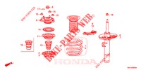 AMORTIGUADOR DELANTERO  para Honda CIVIC 1.5 CONFORT 4 Puertas 6 velocidades manual 2017