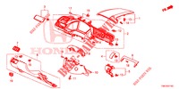 GUARNICION DE INSTRUMENTO (COTE DE CONDUCTEUR) (LH) para Honda CIVIC 1.5 EXCLUSIVE 4 Puertas automática completa 2017
