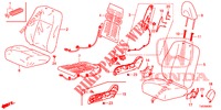 ASIENTO DELANTERO/CINTURONES DE SEGURIDAD (D.) (LH) para Honda CIVIC 1.4 COMFORT 5 Puertas 6 velocidades manual 2012