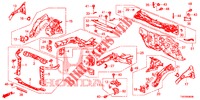 CONTENCION DELANTERA/TABLERO  para Honda CIVIC 1.4 COMFORT 5 Puertas 6 velocidades manual 2012
