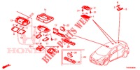 LUZ INTERIOR  para Honda CIVIC 1.4 COMFORT 5 Puertas 6 velocidades manual 2012