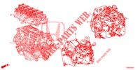 CONJ. DE MOTOR/ENS. DE TRANSMISION (1.8L) para Honda CIVIC 1.8 COMFORT 5 Puertas 6 velocidades manual 2012