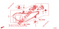 FARO DELANTERO  para Honda CIVIC 1.8 COMFORT 5 Puertas 6 velocidades manual 2012