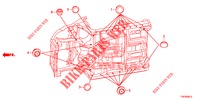 ANILLO (INFERIEUR) para Honda CIVIC 1.8 COMFORT 5 Puertas 5 velocidades automática 2012