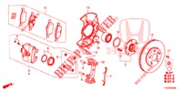 FRENO DELANTERO  para Honda CIVIC 1.8 COMFORT 5 Puertas 5 velocidades automática 2012