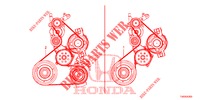 CINTURON ALTERNADOR(DIESEL) (2.2L) para Honda CIVIC DIESEL 2.2 ELEGANCE 5 Puertas 6 velocidades manual 2012
