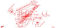 RECUBRIMIENTO DE PUERTA(4D)  para Honda CIVIC DIESEL 2.2 EXCLUSIVE 5 Puertas 6 velocidades manual 2012