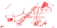 CERRADURAS PUERTA TRAS./MANIJA EXTERIOR  para Honda CIVIC DIESEL 2.2 EXECUTIVE 5 Puertas 6 velocidades manual 2012