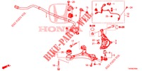 ARTICULACION DELANTERA  para Honda CIVIC 1.4 COMFORT 5 Puertas 6 velocidades manual 2013