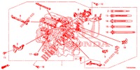 CONJ. DE CABLES DE MOTOR (1.4L) para Honda CIVIC 1.4 COMFORT 5 Puertas 6 velocidades manual 2013