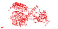 CONJ. DE MOTOR/ENS. DE TRANSMISION (1.4L) para Honda CIVIC 1.4 COMFORT 5 Puertas 6 velocidades manual 2013