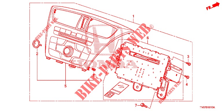 UNIDAD DE AUDIO  para Honda CIVIC 1.4 COMFORT 5 Puertas 6 velocidades manual 2013