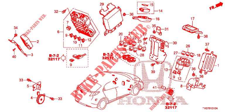 UNIDAD DE MANDO (CABINE) (1) (LH) para Honda CIVIC 1.4 COMFORT 5 Puertas 6 velocidades manual 2013
