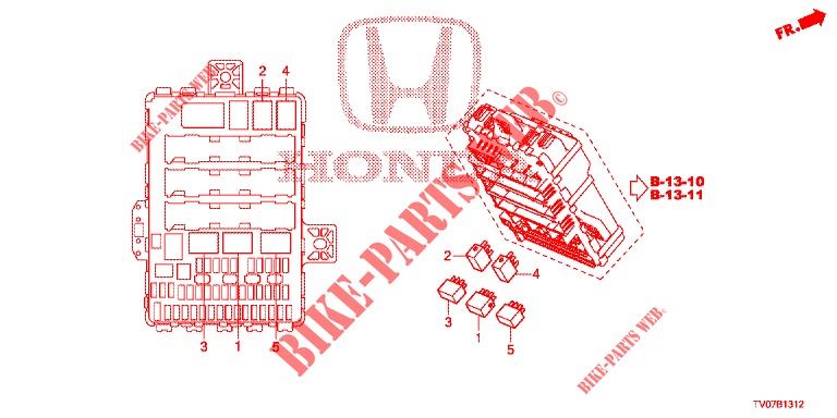 UNIDAD DE MANDO (CABINE) (2) para Honda CIVIC 1.4 COMFORT 5 Puertas 6 velocidades manual 2013