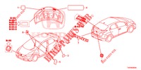 EMBLEMAS/ETIQUETAS DE PRECAUCION  para Honda CIVIC 1.4 S 5 Puertas 6 velocidades manual 2013