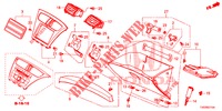 GUARNICION DE INSTRUMENTO (COTE DE PASSAGER) (LH) para Honda CIVIC 1.4 S 5 Puertas 6 velocidades manual 2013