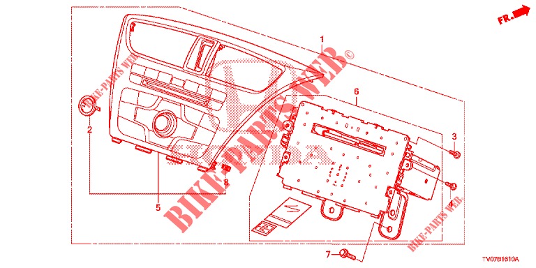 UNIDAD DE AUDIO  para Honda CIVIC 1.4 S 5 Puertas 6 velocidades manual 2013