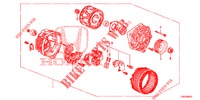 ALTERNADOR (MITSUBISHI) (1.4L) para Honda CIVIC 1.4 EXECUTIVE 5 Puertas 6 velocidades manual 2013