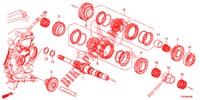 EJE PRINCIPAL  para Honda CIVIC 1.4 EXECUTIVE 5 Puertas 6 velocidades manual 2013